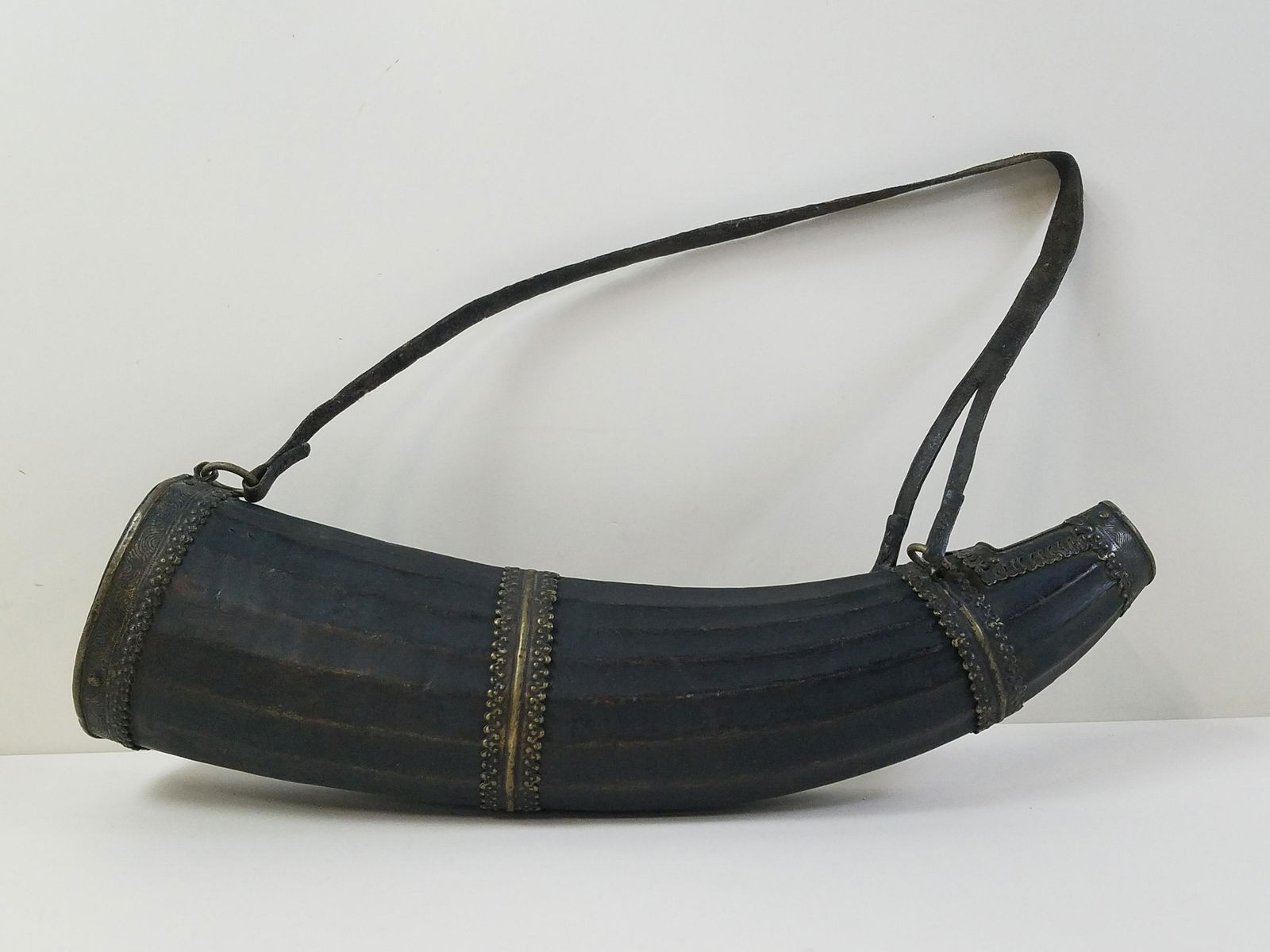 18th/19th C Afghan Powder Horn (1 of 4)