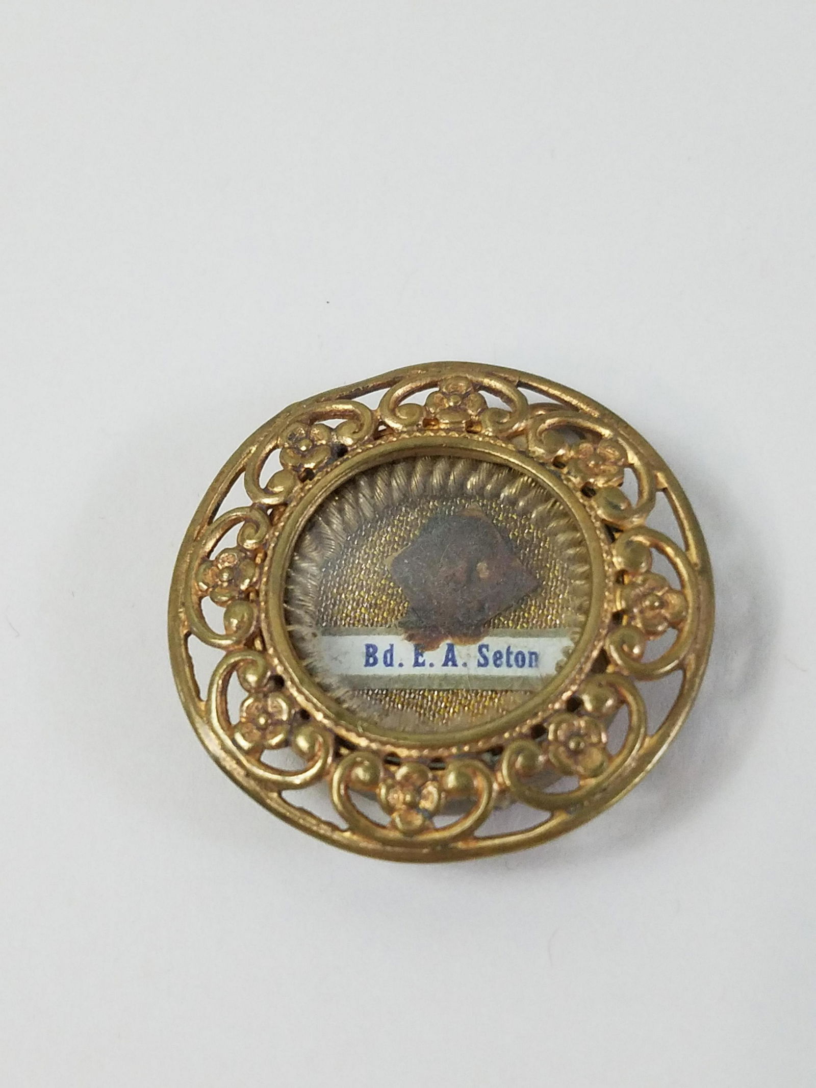 Catholic Saint Elizabeth Ann Seton Touched Relic (1 of 2)