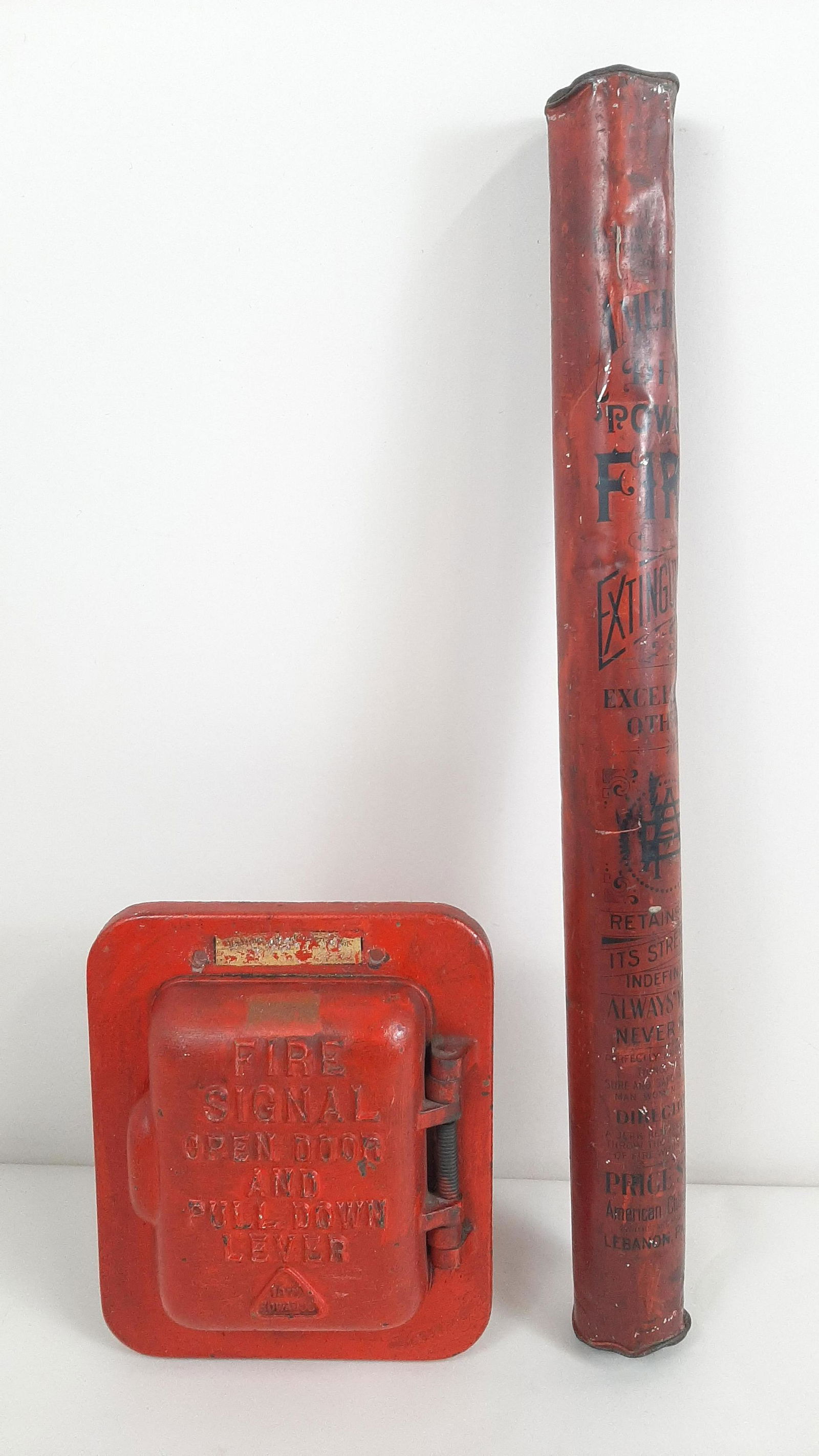 Antique Powder Fire Extinguisher and Alarm (1 of 11)