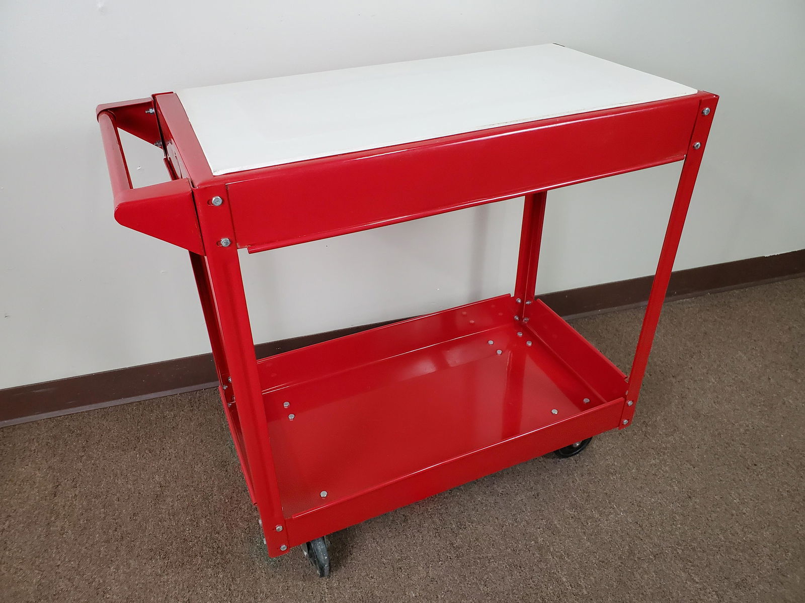 Rolling Metal Cart (1 of 4)