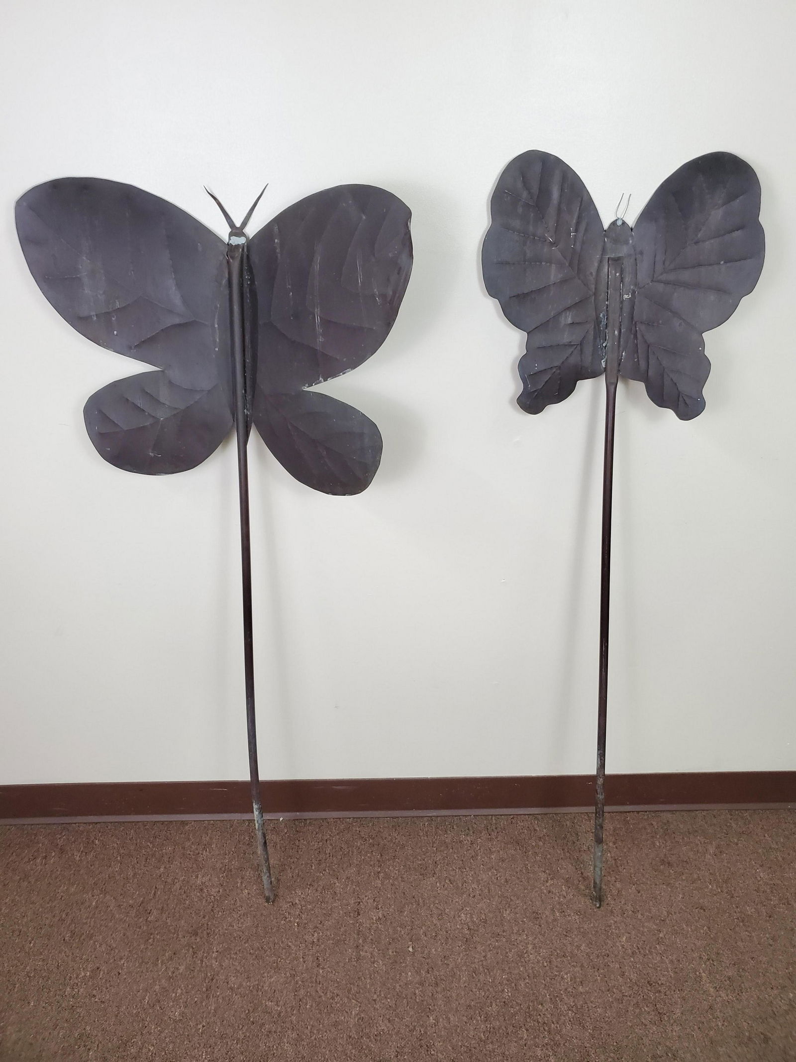 2 Metal Garden Butterflies (1 of 4)