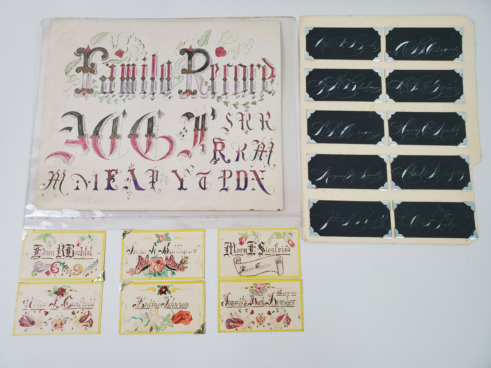 17 Pcs Calligraphy & Lettering (1 of 2)