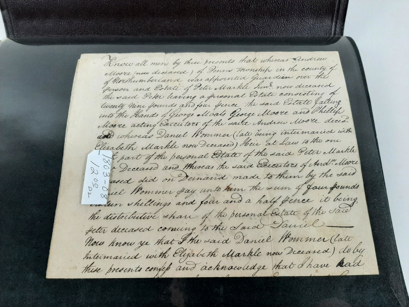 21 Pcs 18th/19th C. Hand Written Papers (1 of 11)