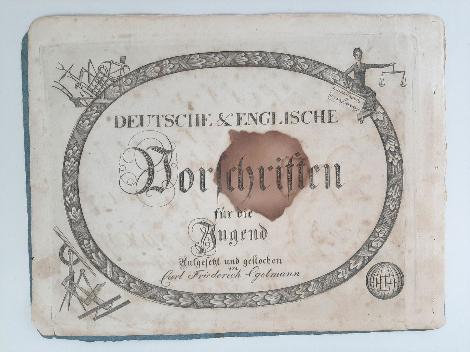 German to English School Book: Published by Carl Frederich Egelmann. Unbound. Some staining. IMPORTANT: Before bidding, please read the terms and conditions. When you registered for the auction you agreed to these terms and will be