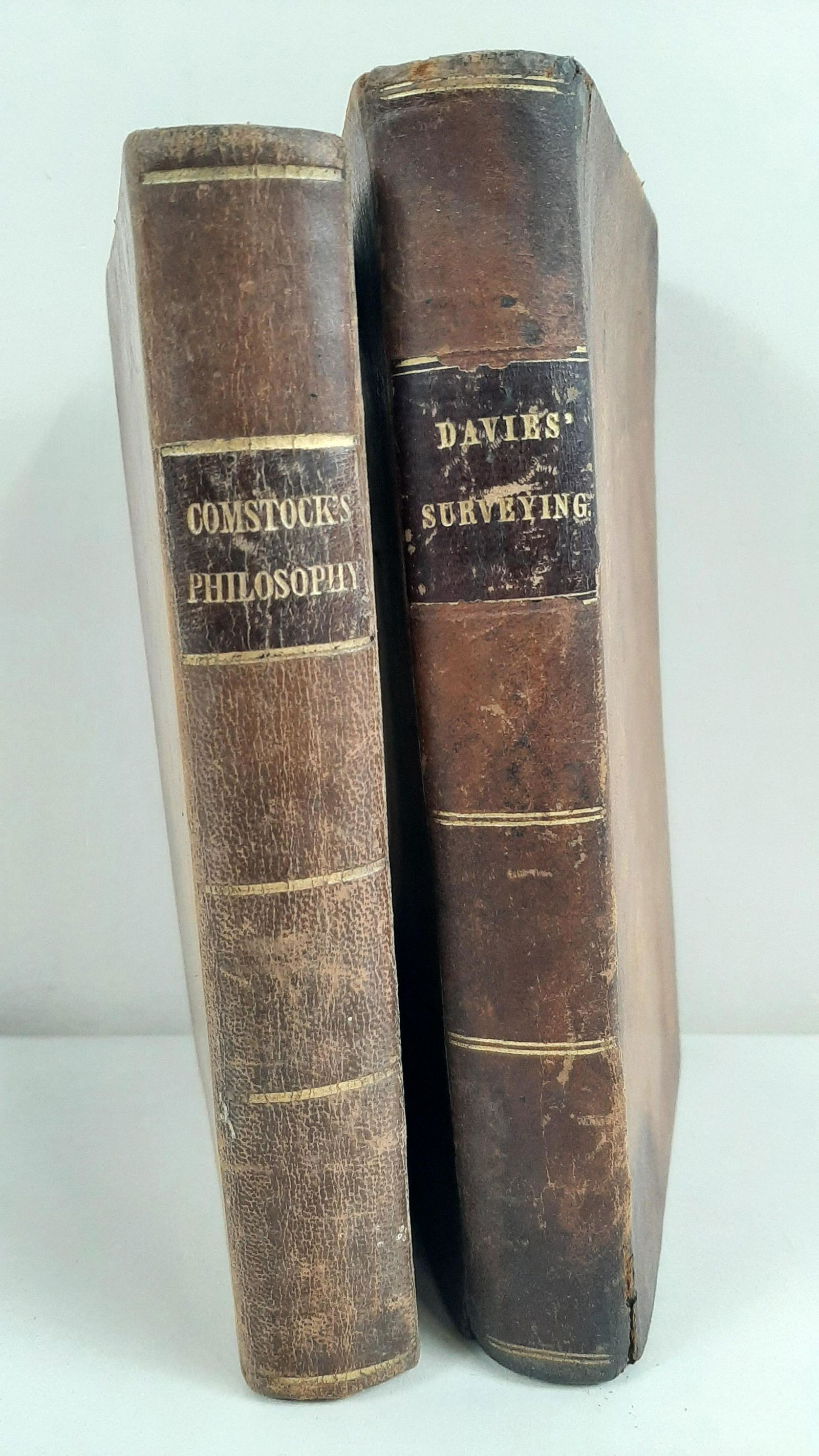 2 Antique Books incl. Surveying and Mechanics (1 of 17)