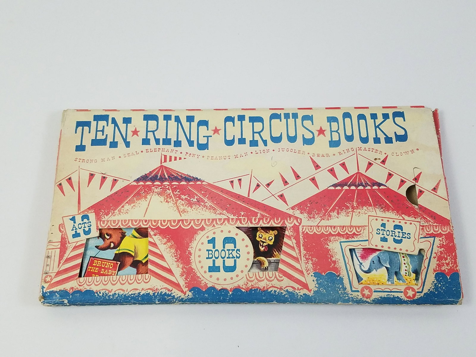 Ten Ring Circus Books: All 10 miniature books included. IMPORTANT: Before bidding, please read the terms and conditions. When you registered for the auction you agreed to these terms and will be required to comply with them