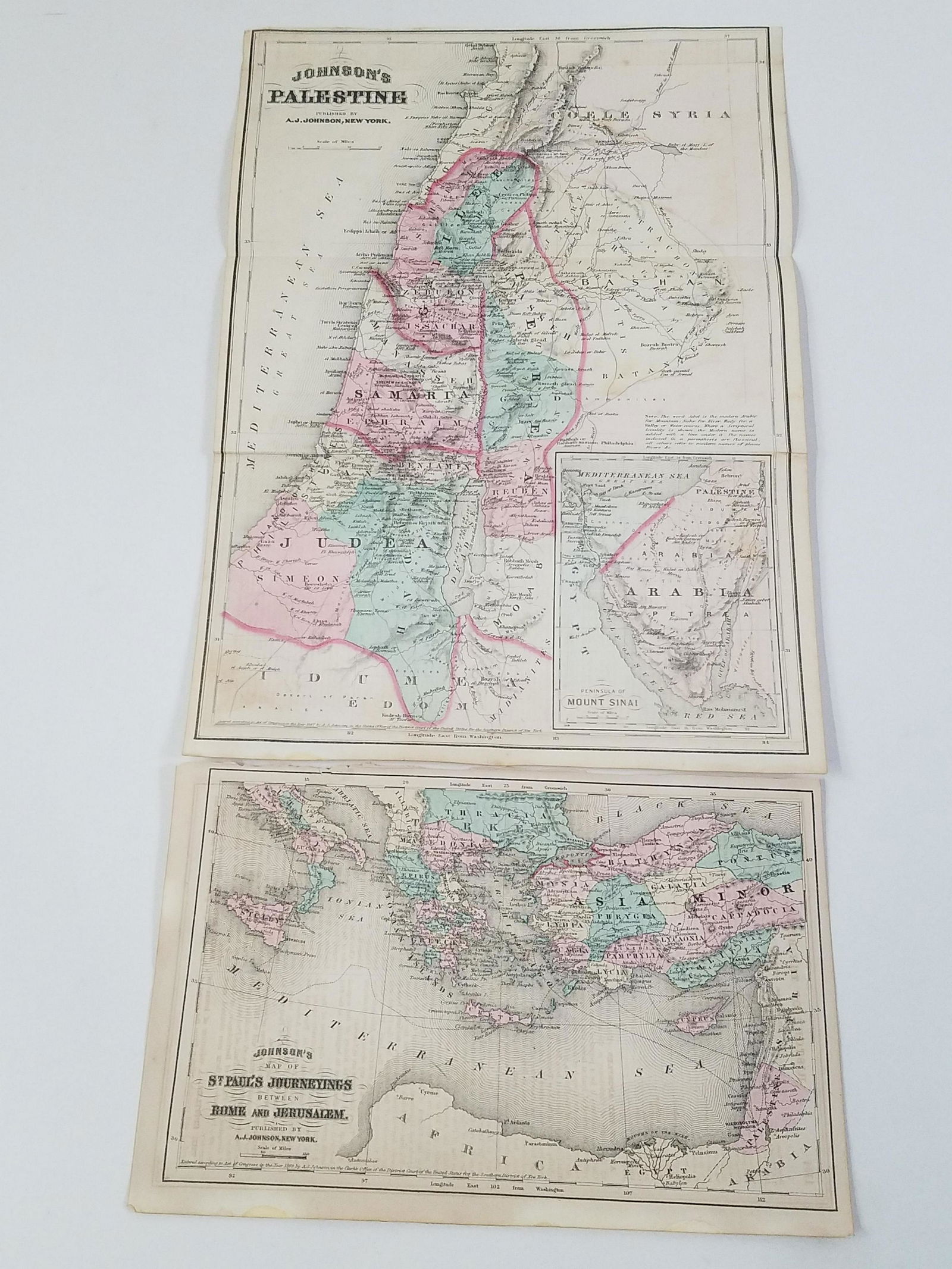 St. Paul and Palestine Maps (1 of 6)