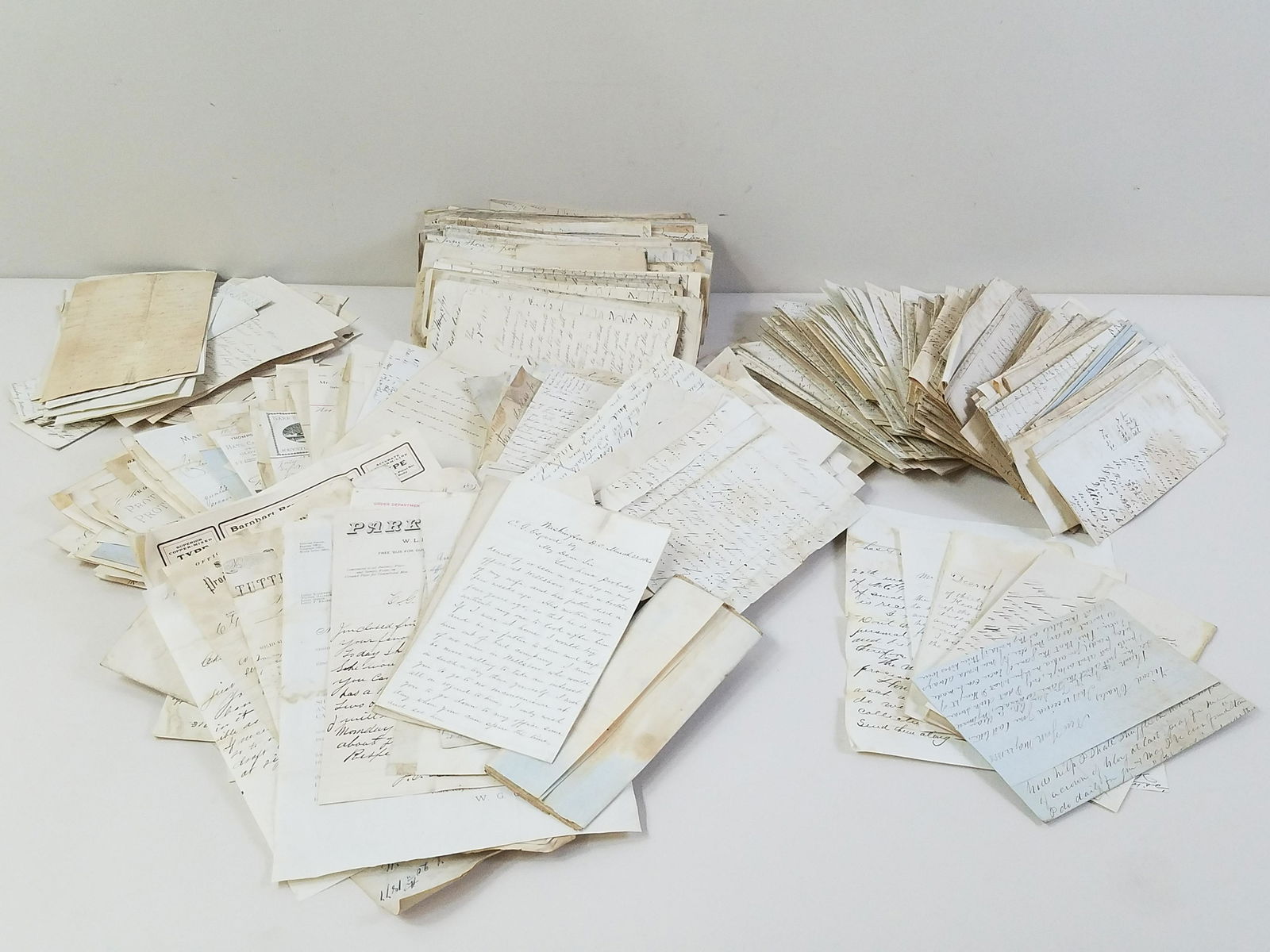 Large Groupings of Letters and Bill Heads (1 of 11)