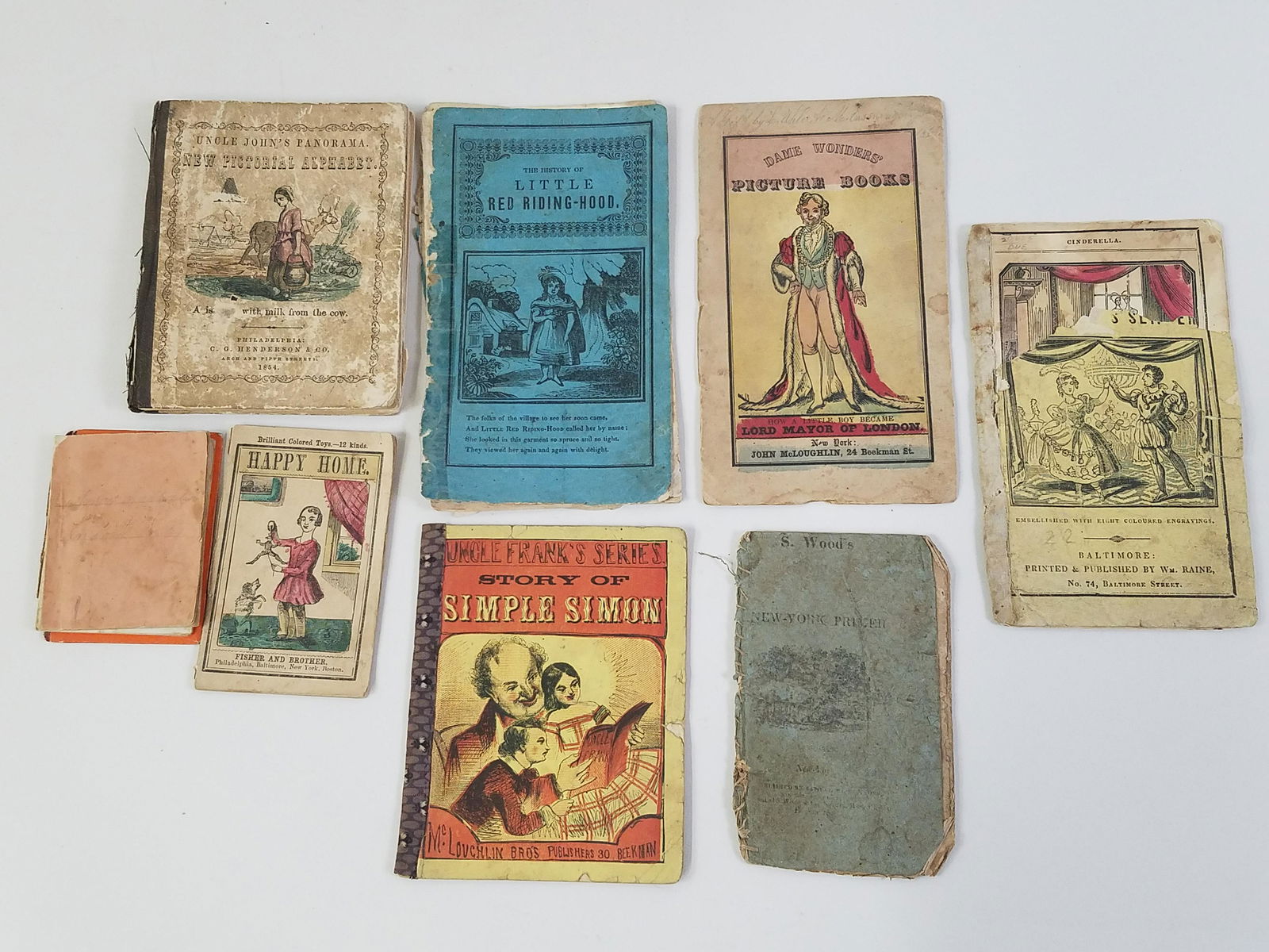 8 Children's Books incl Hand Colored & Cinderella (1 of 20)