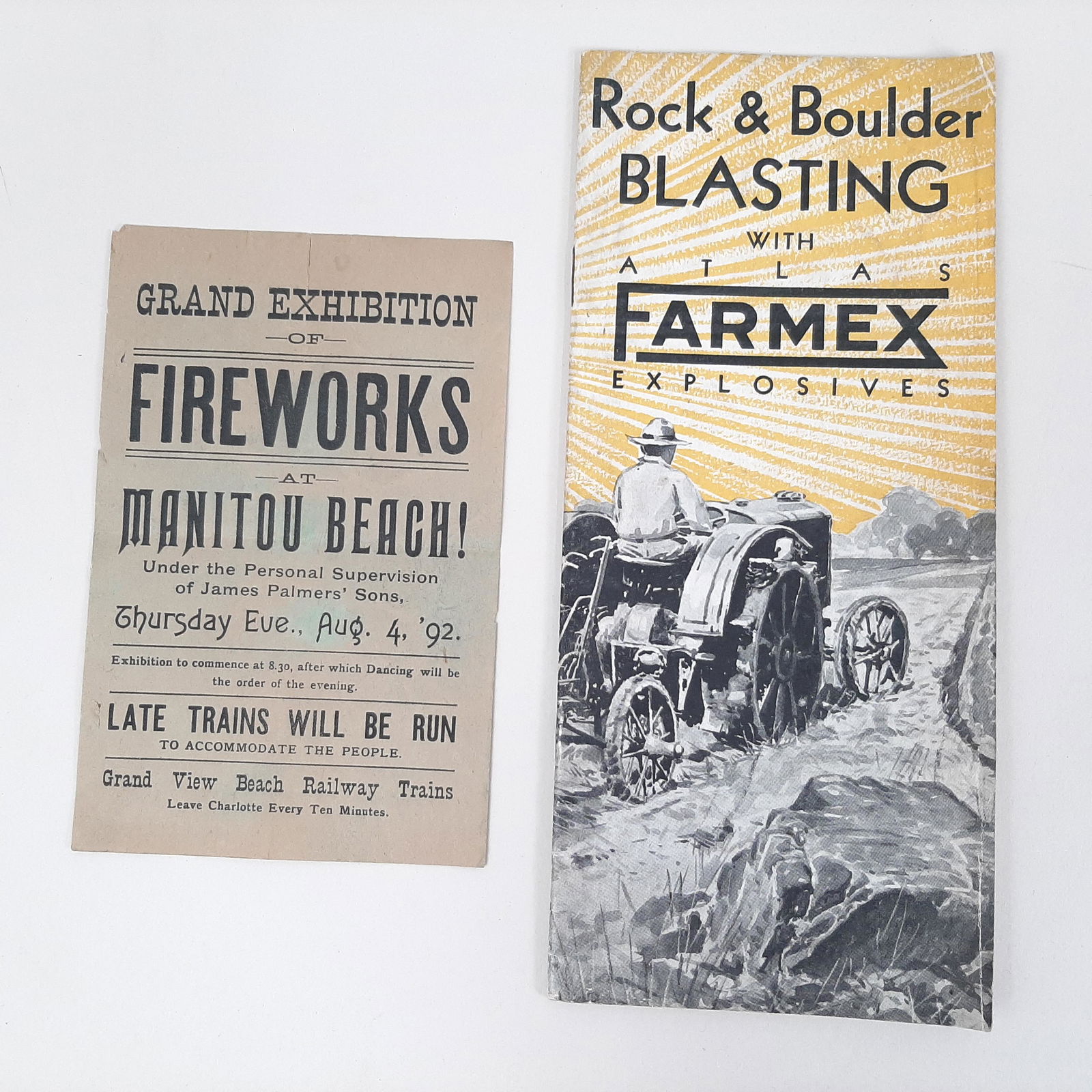 1892 Fireworks Broadside and Farmex Booklet (1 of 5)