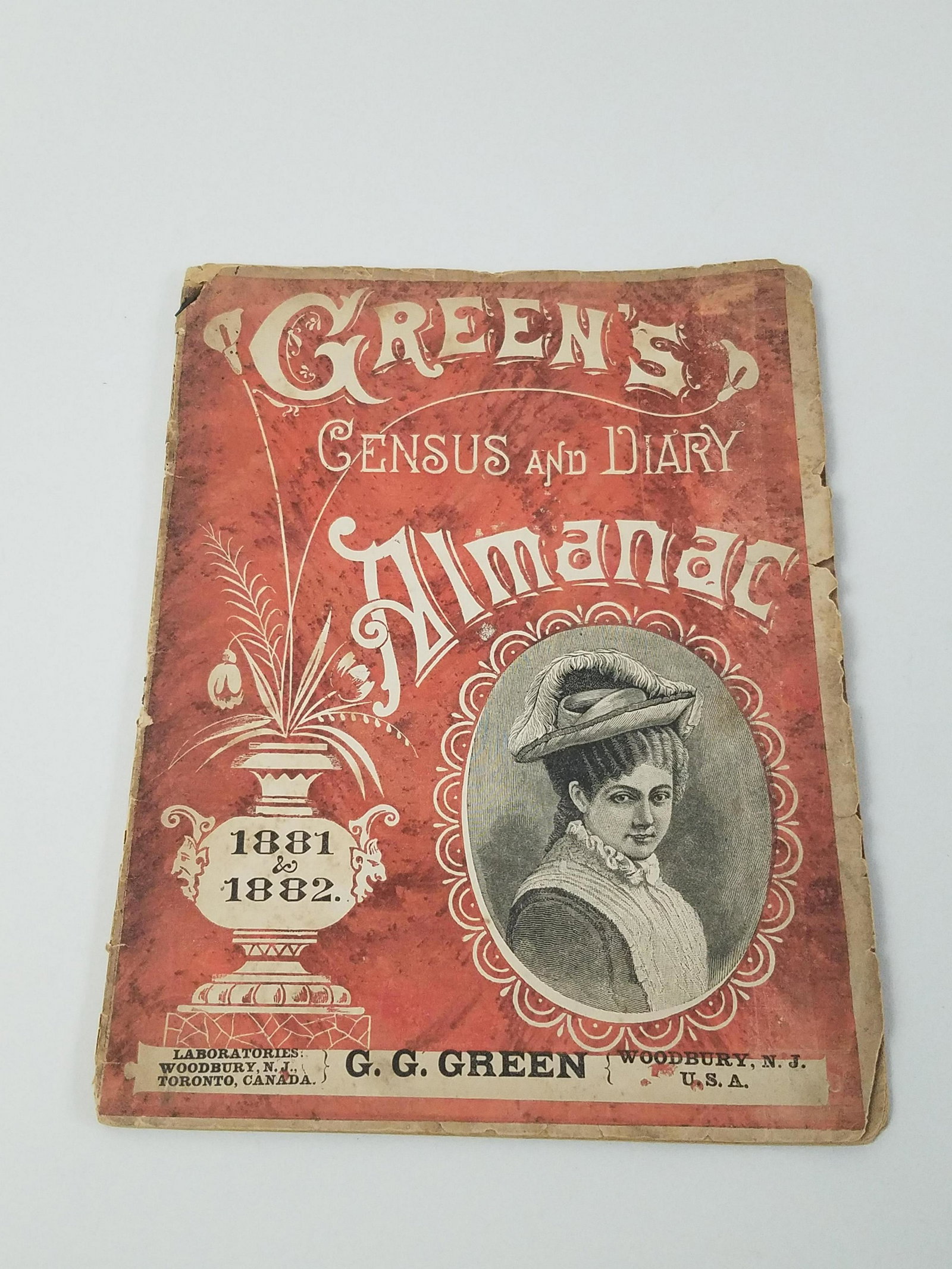 1881 & 1882 Green's Census and Diary Almanac: Woodbury, NJ. IMPORTANT: Before bidding, please read the terms and conditions. When you registered for the auction you agreed to these terms and will be required to comply with them.