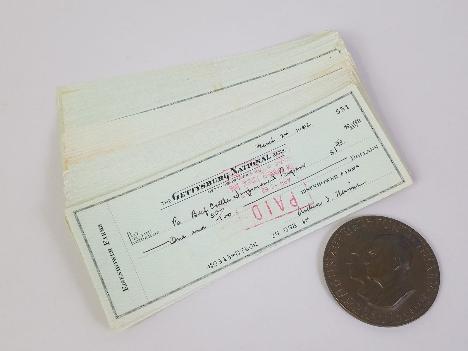 118 Eisenhower Farms Checks & Medallion (1 of 1)
