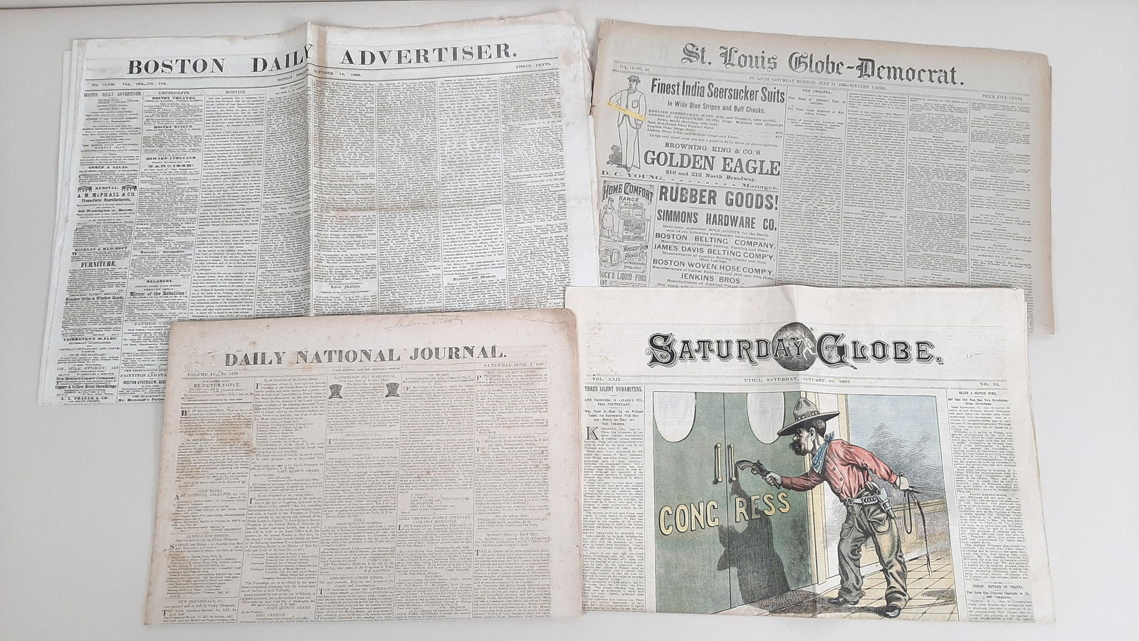 4 19th C. Newspapers (1 of 8)