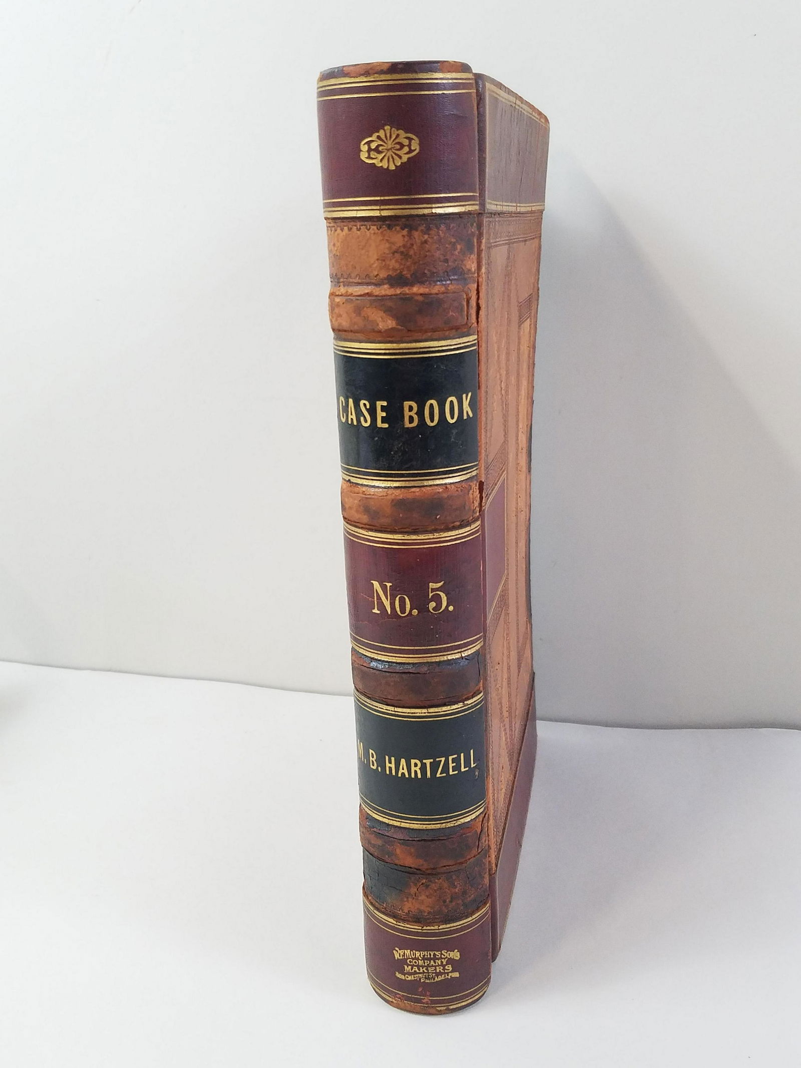 Dr. Hartzell Patient Case Book C. 1910 (1 of 7)