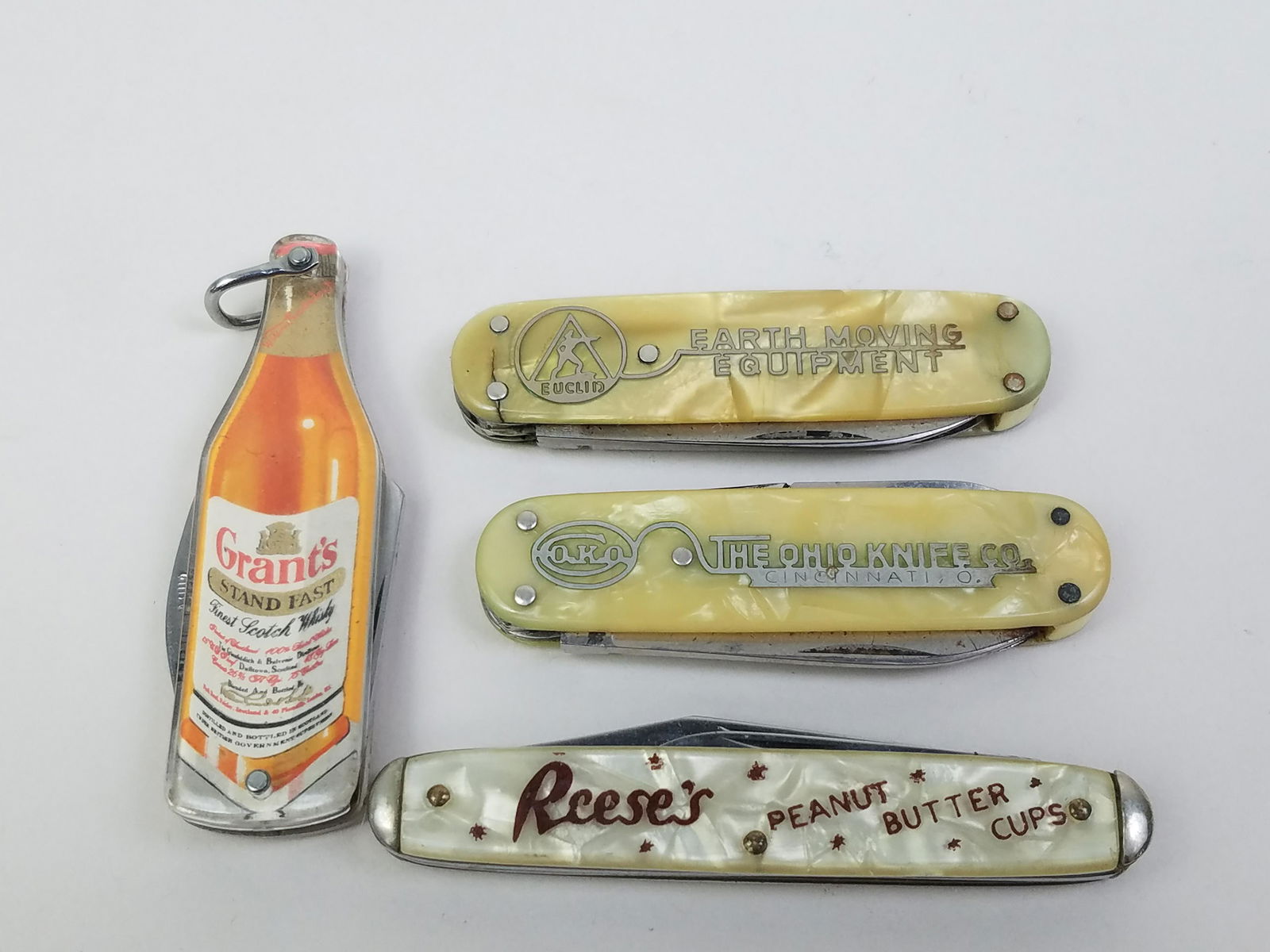 4 Vintage Advertising Pocket Knives (1 of 2)