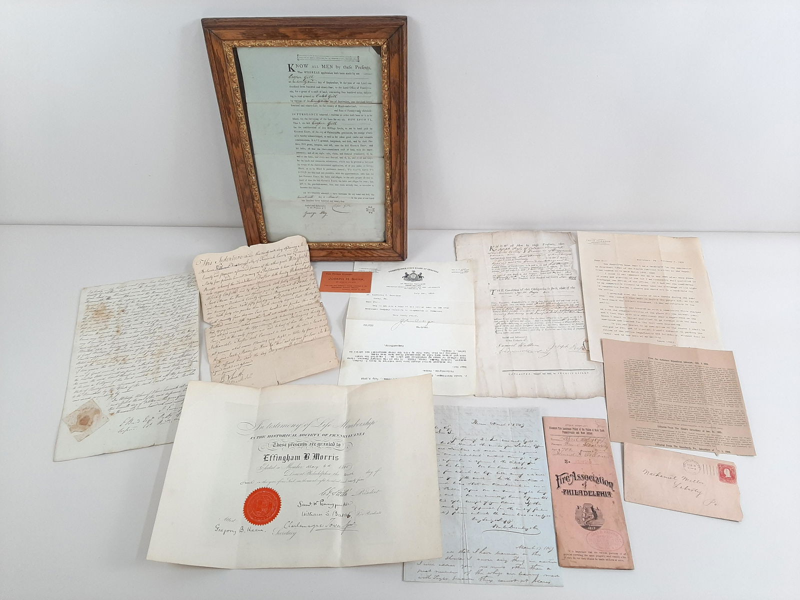 12 Pennsylvania Documents and Letters (1 of 16)