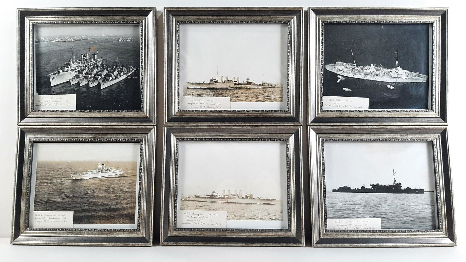 6 Vintage Photographs of US Navy Vessels (1 of 2)