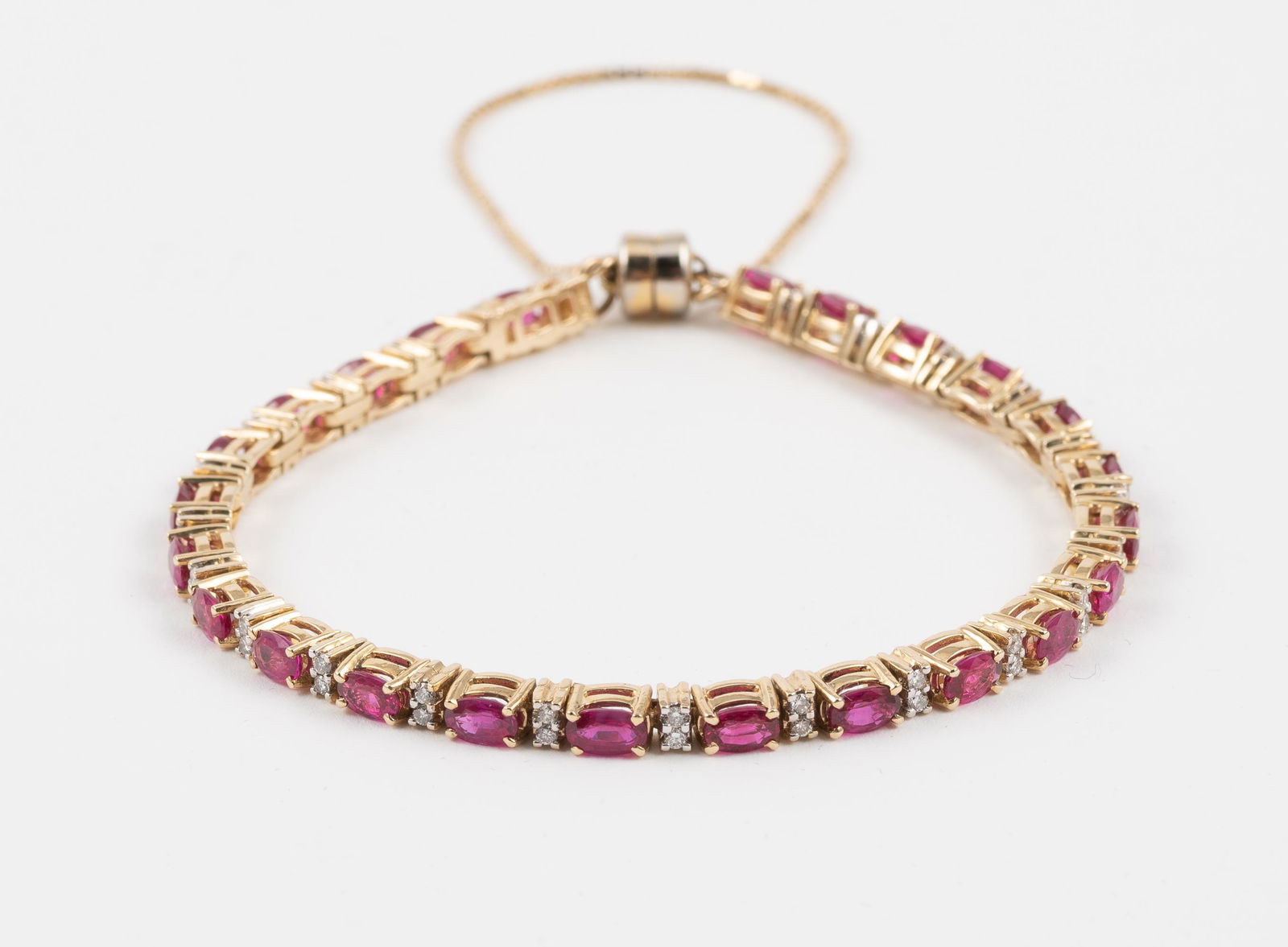 14K Ruby & .72 CTW Diamond Bracelet (1 of 6)