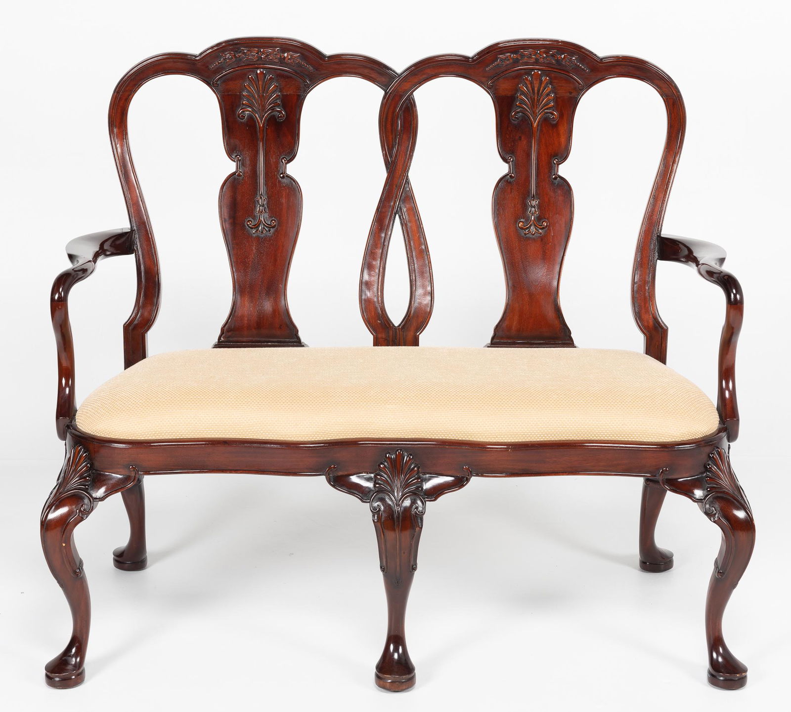 Chippendale Style Settee (1 of 8)