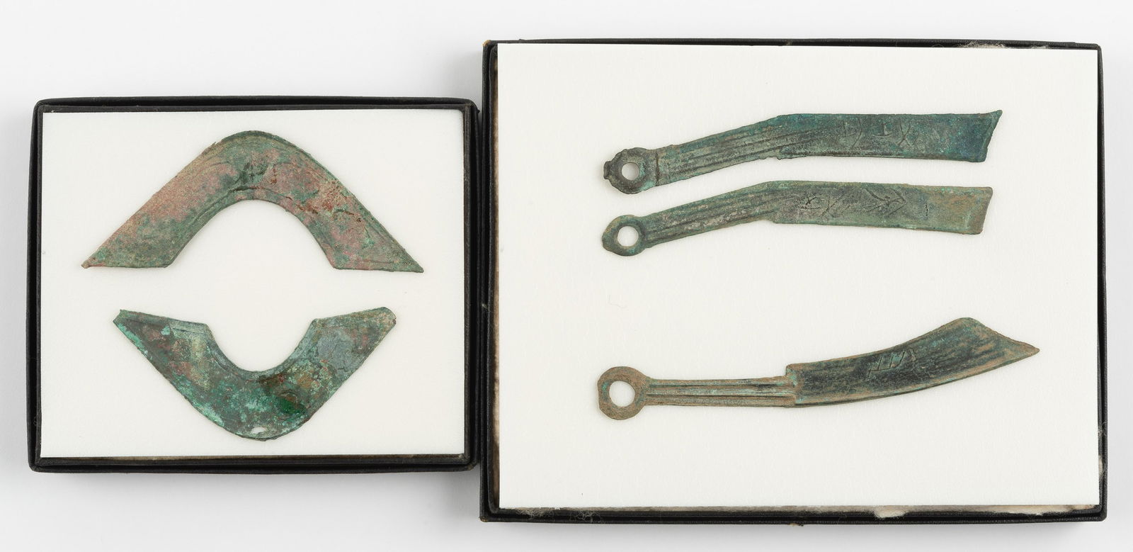 5 Pcs Zhou Dynasty Money, Knife and Bridge (1 of 5)