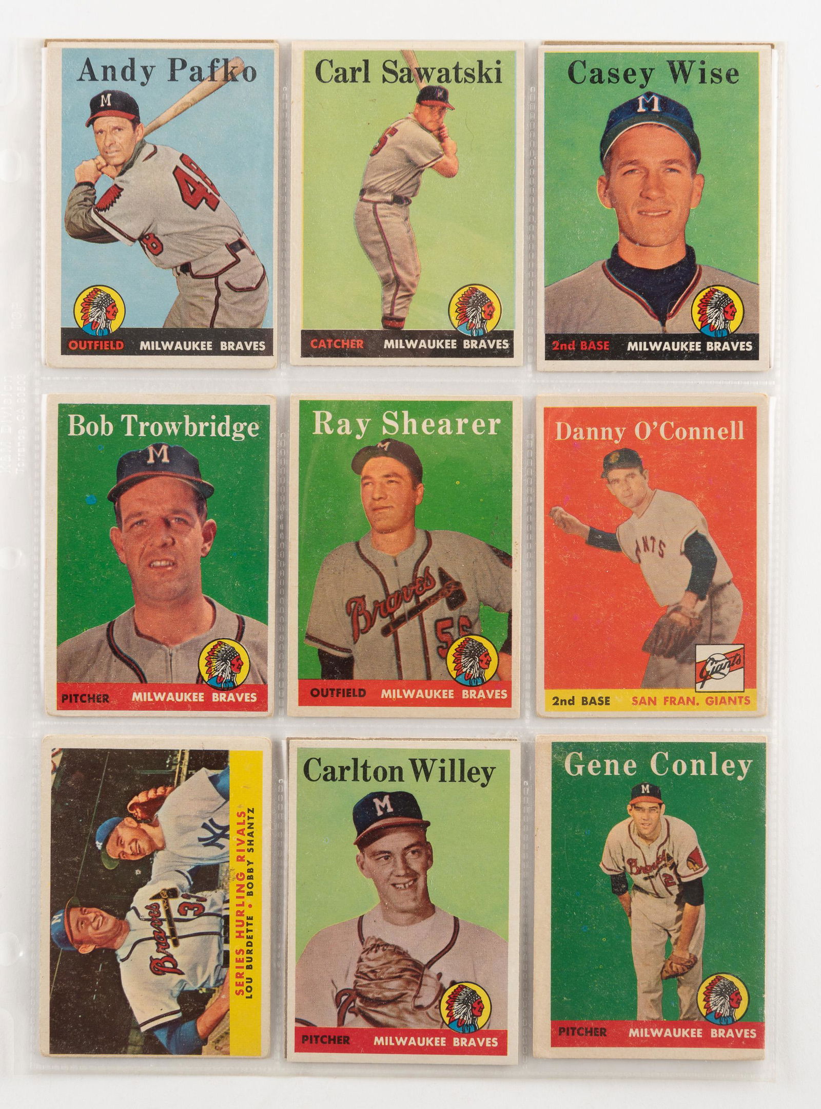 57 1958 Topps Cards (1 of 19)
