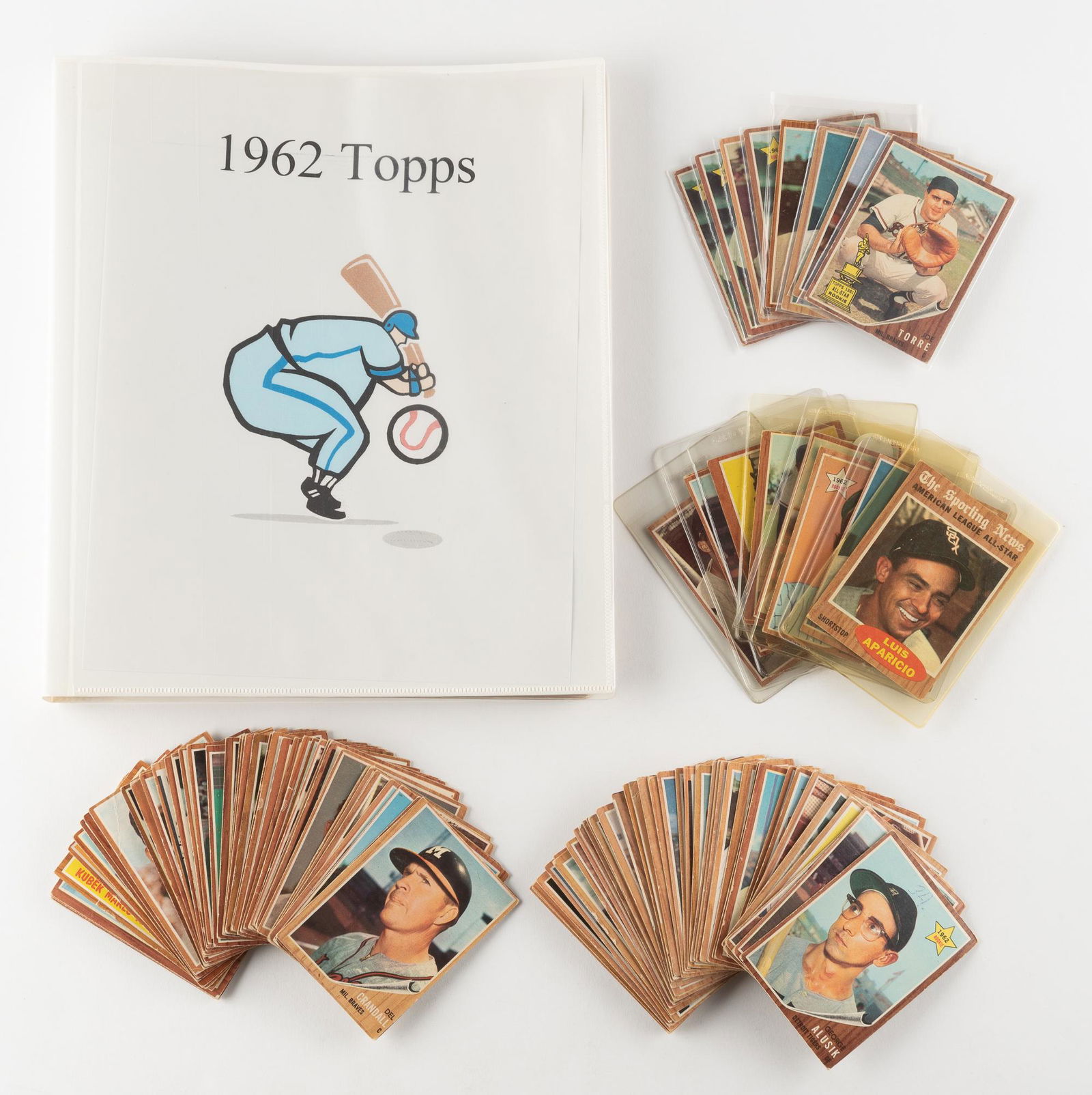 157 1962 Topps Baseball Cards (1 of 10)