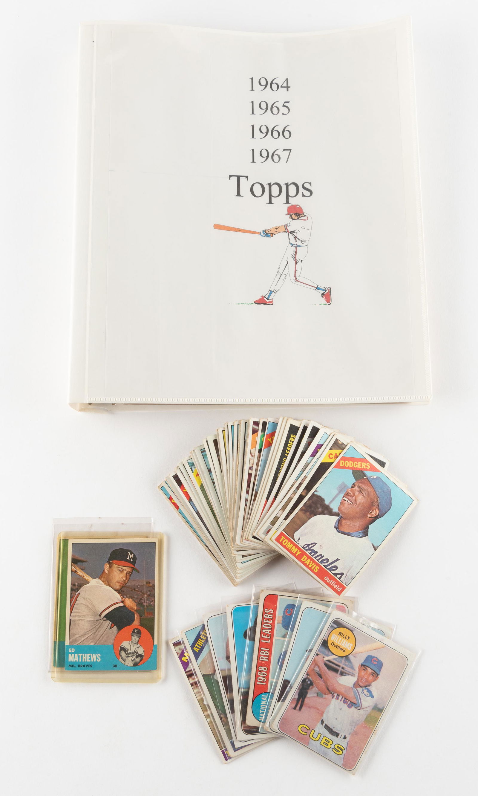 109 1963-1969 Topps Baseball Cards (1 of 9)