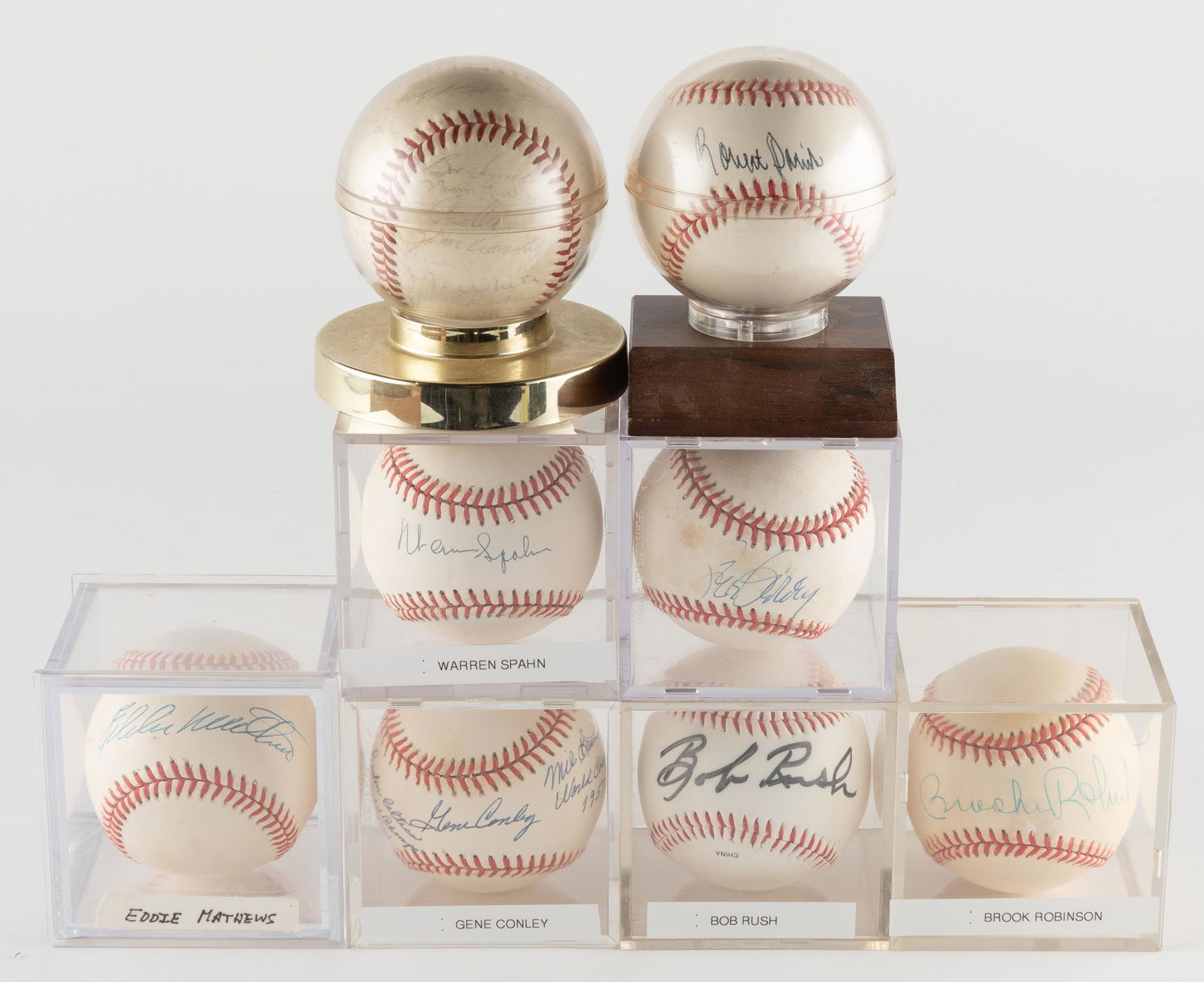 8 Autographed Baseballs (1 of 9)