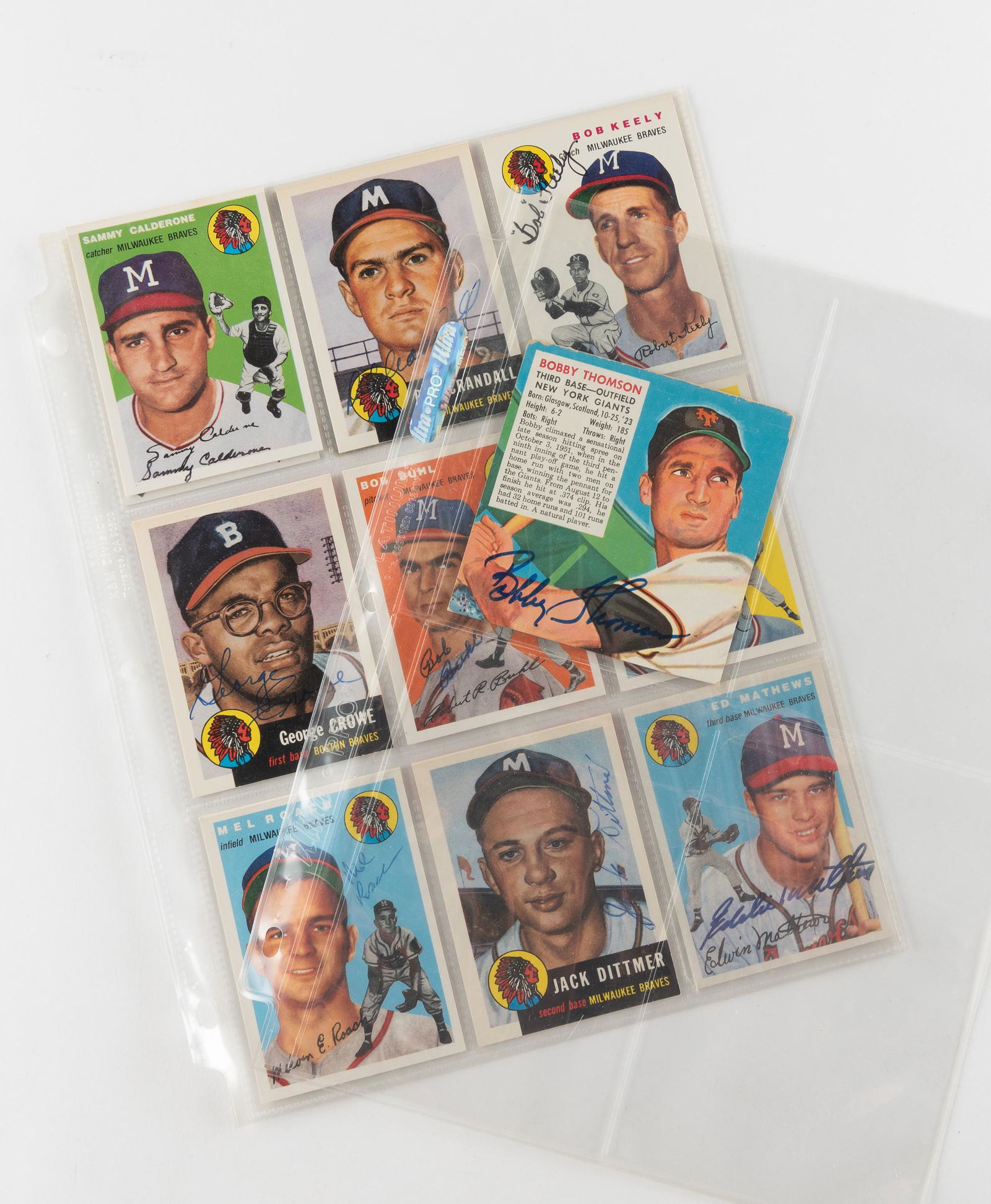 10 Baseball Cards Including B. Schantz (1 of 7)