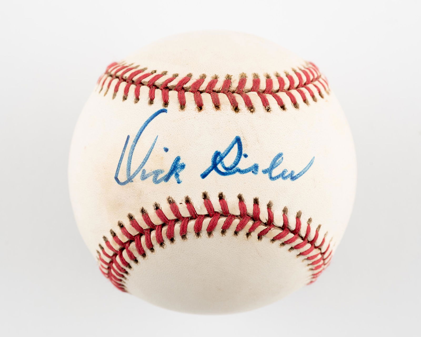 Dick Sisler Autographed Baseball (1 of 2)