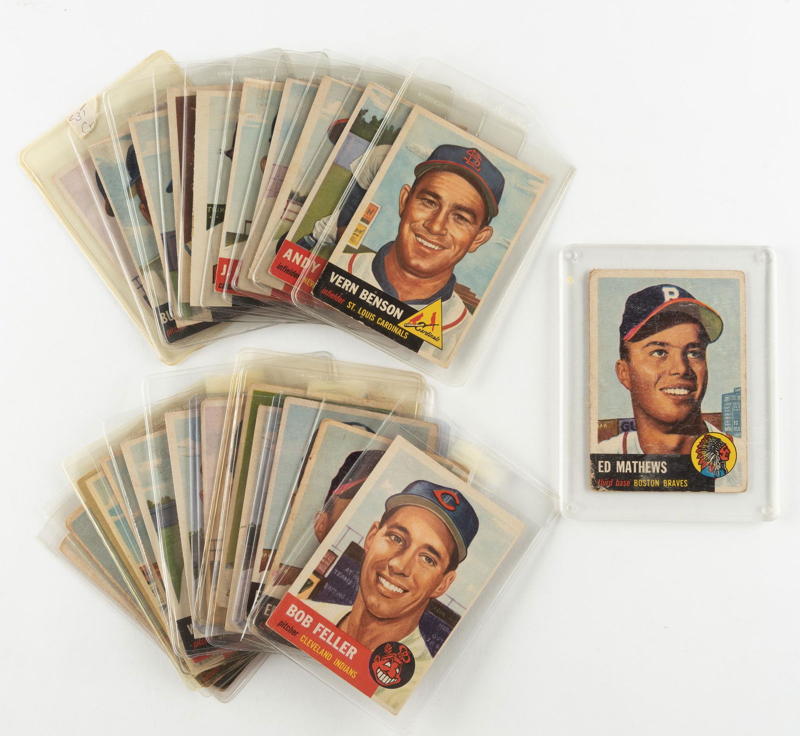 24 1953 Topps Baseball Cards (1 of 7)