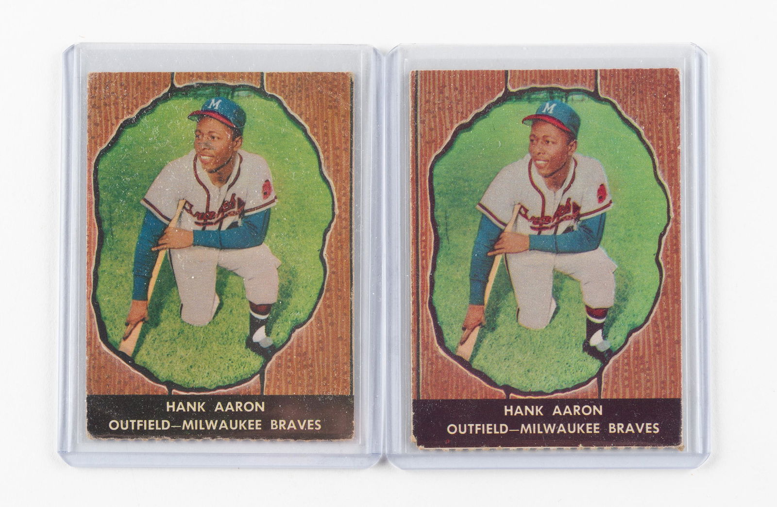 2 1958 Hires Root Beer Hank Aaron Card #44 (1 of 2)