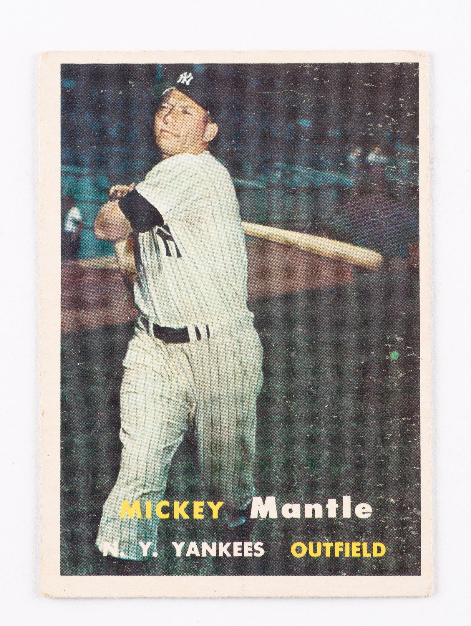 1957 Topps Mickey Mantle #95 Card (1 of 2)