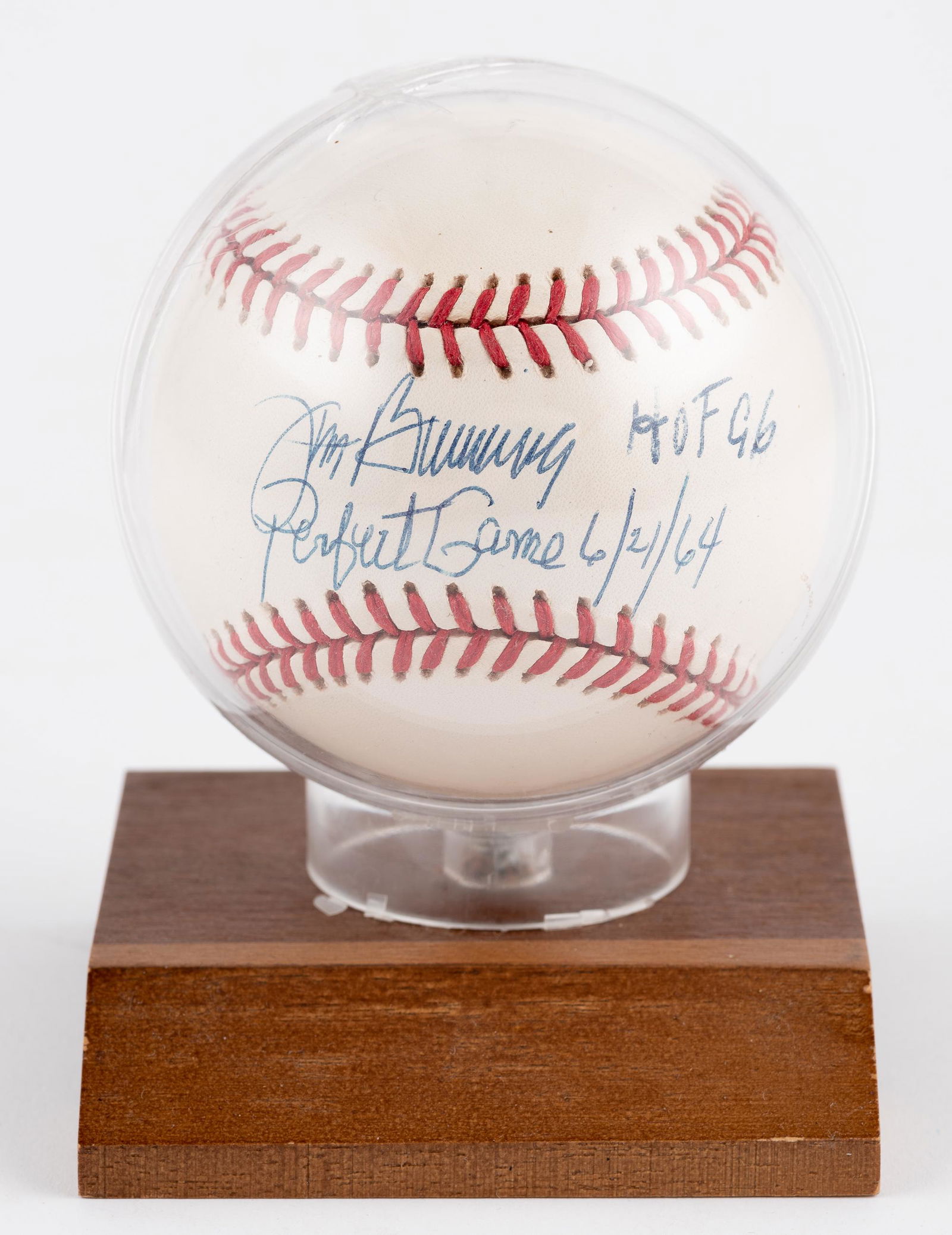 Jim Bunning Autographed Baseball (1 of 3)