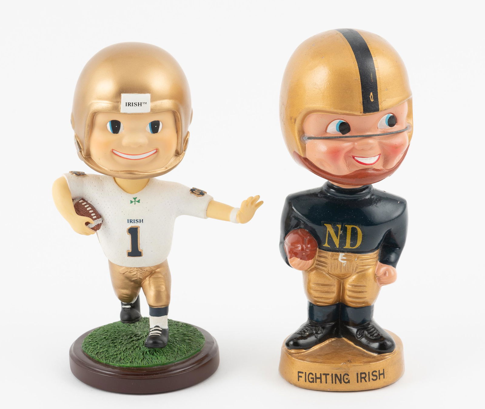 2 Vintage Notre Dame Fighting Irish Bobbleheads (1 of 7)