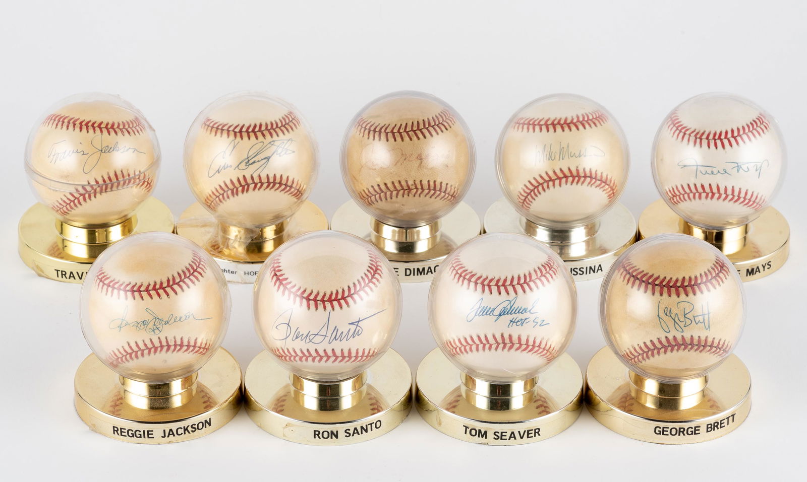 9 Hall of Fame Autographed Baseballs (1 of 6)