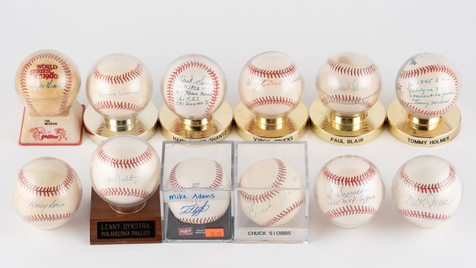 12 Autographed Baseballs (1 of 7)