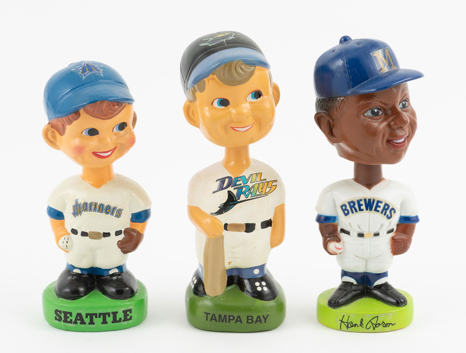 3 Vintage Baseball Bobbleheads Incl. Hank Aaron (1 of 10)