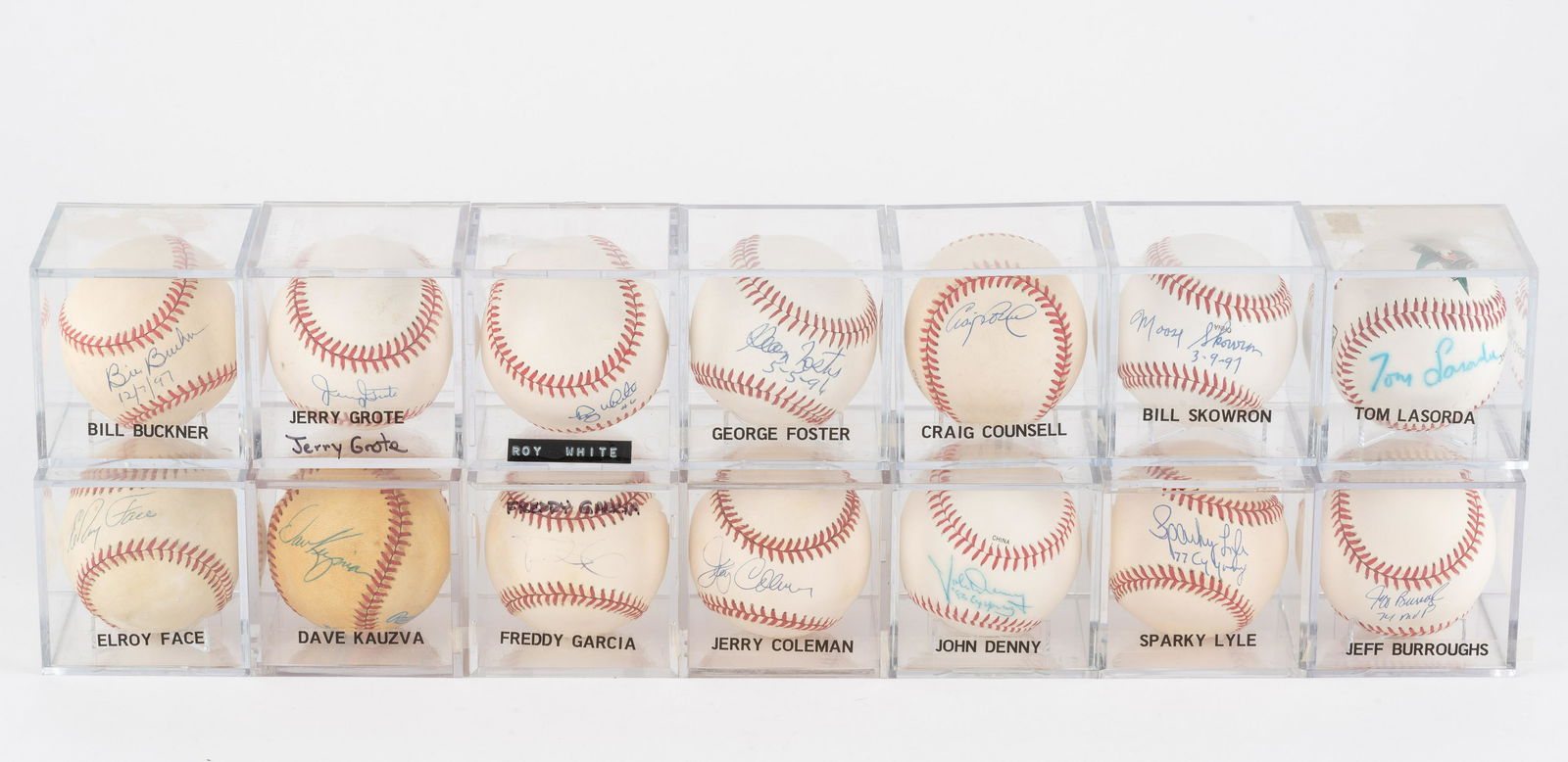 14 Autographed Baseballs (1 of 8)