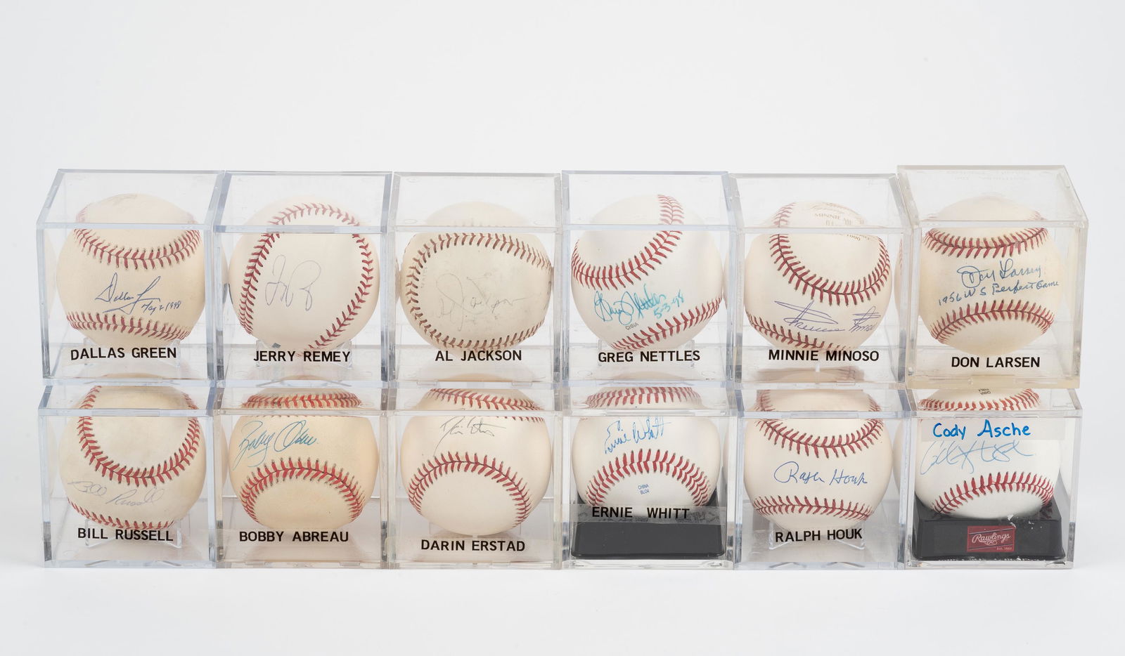 12 Autographed Baseballs Incl Don Larsen (1 of 8)
