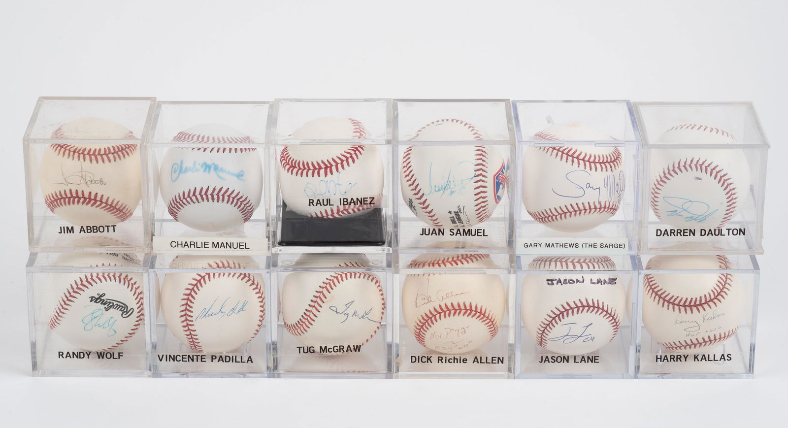 12 Autographed Baseballs Incl Tug McGraw (1 of 7)