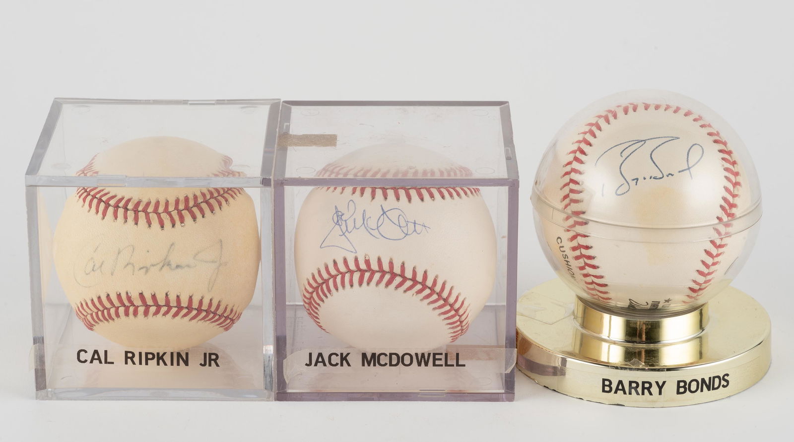 3 Autographed Baseballs with COAs (1 of 5)