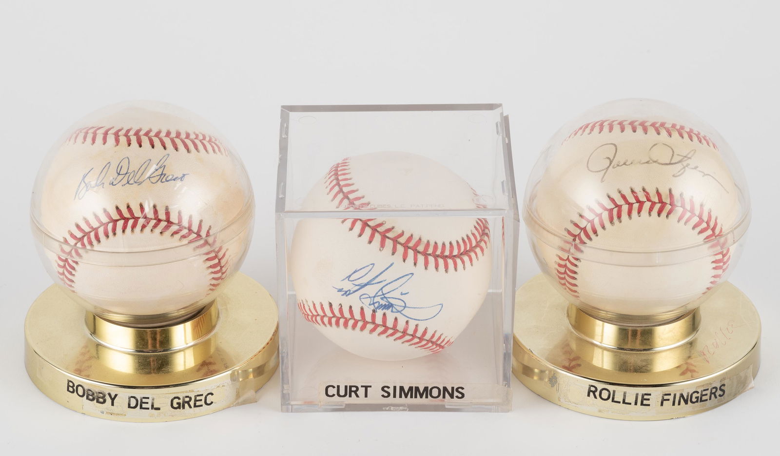 3 Autographed Baseballs With COA (1 of 6)