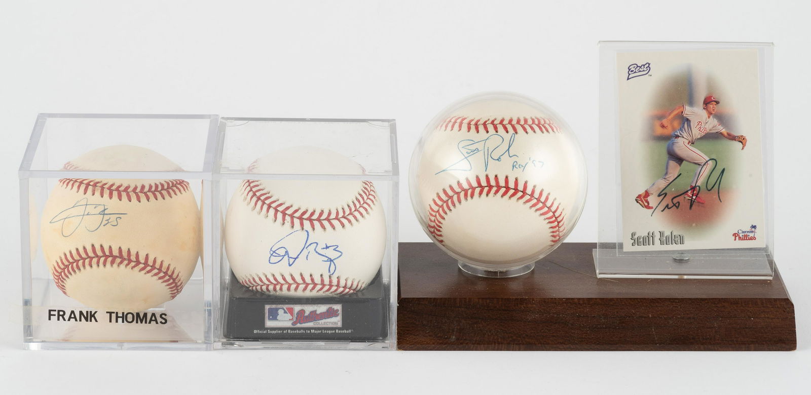 3 Autographed Baseballs With COA (1 of 7)