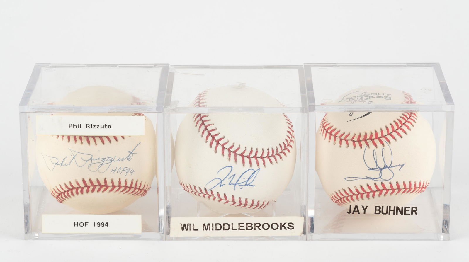 3 Autographed Baseballs With COA (1 of 6)