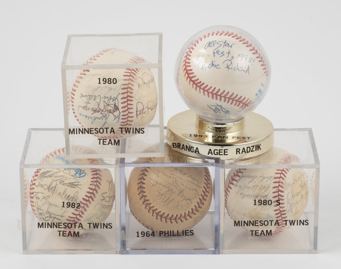 5 Team Autographed Baseballs (1 of 11)