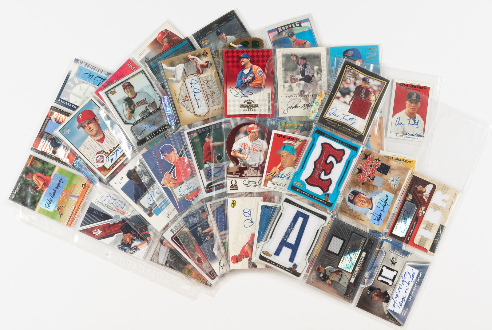 53 Autographed Baseball Cards (1 of 4)
