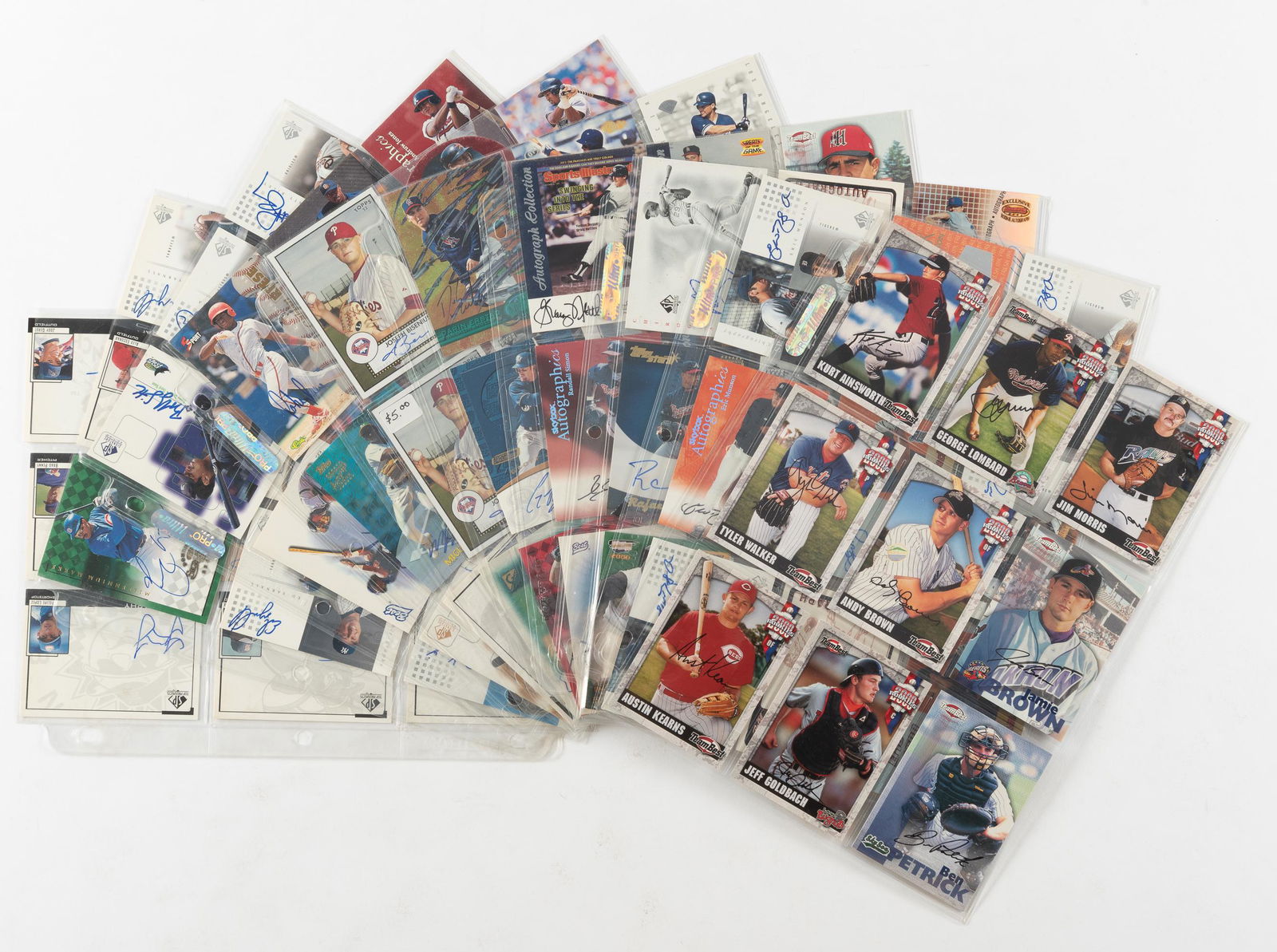 90 Factory Autographed Baseball Cards (1 of 6)