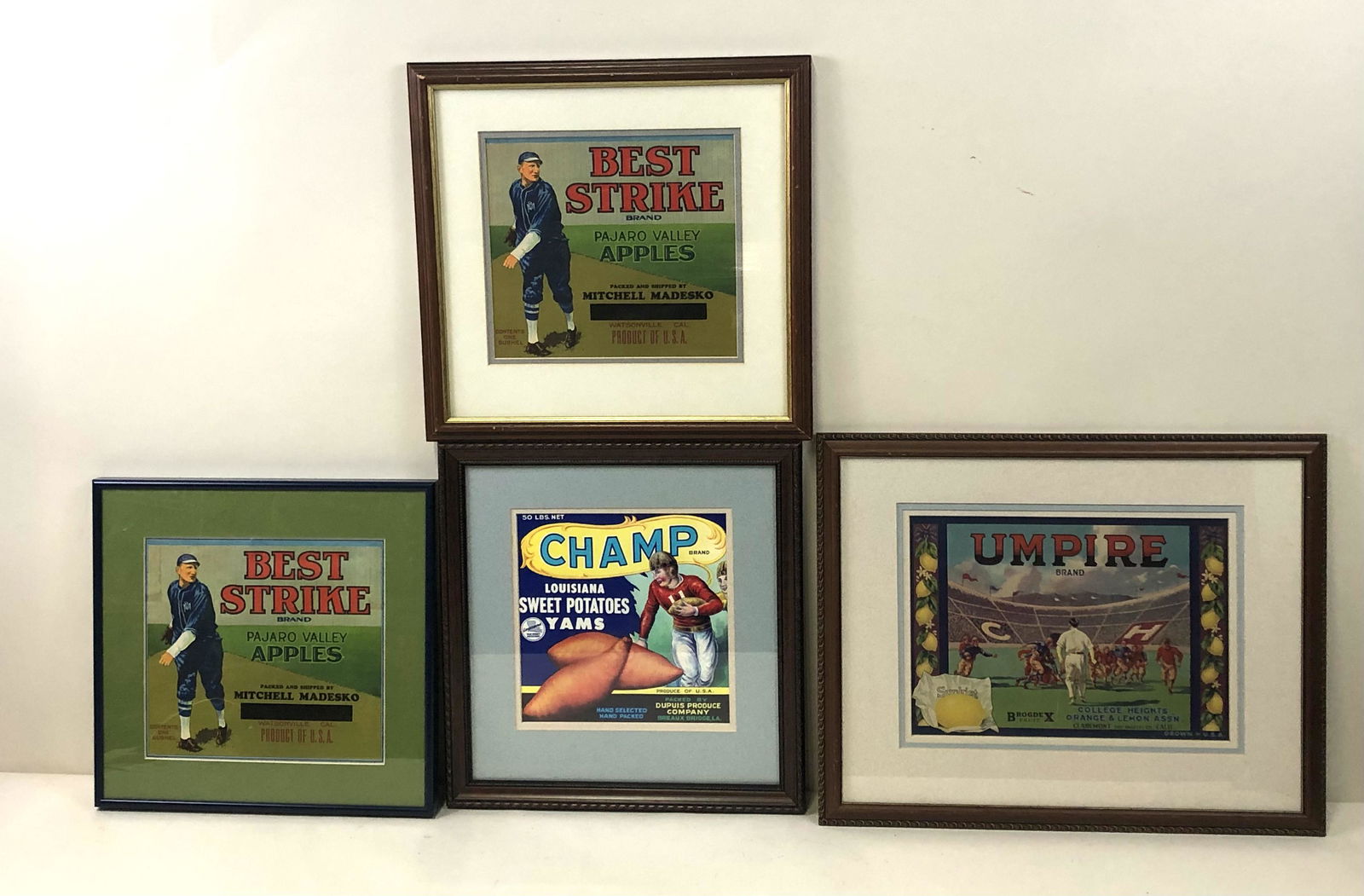 4 Fruit Crate Labels Sports Prints (1 of 9)
