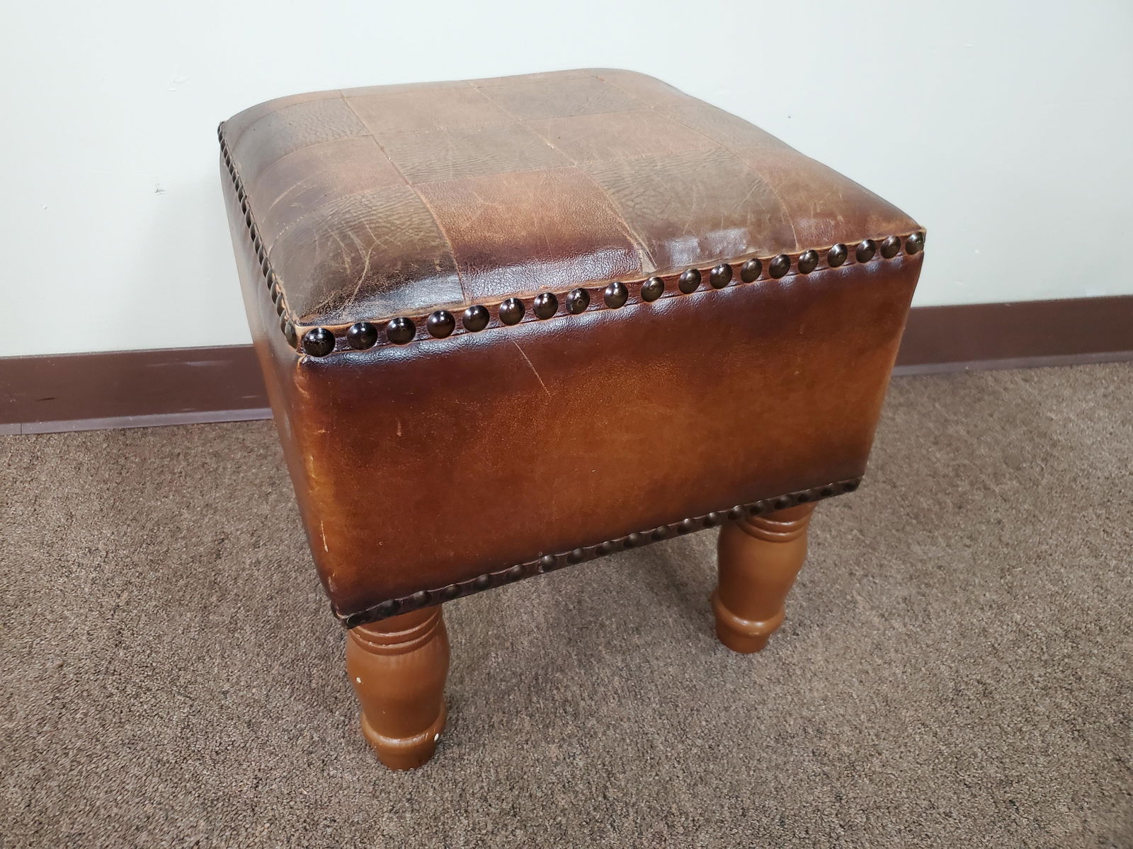 Leather Foot Rest (1 of 3)